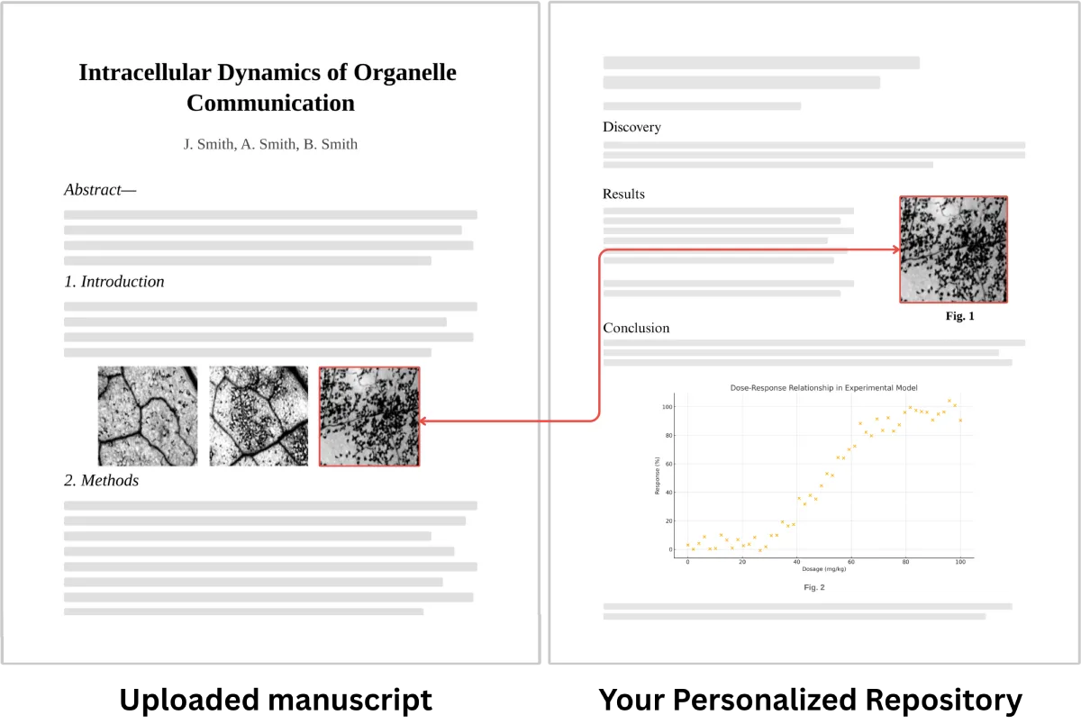 Self-plagiarism detection using a personalized researcher database to ensure internal image integrity.