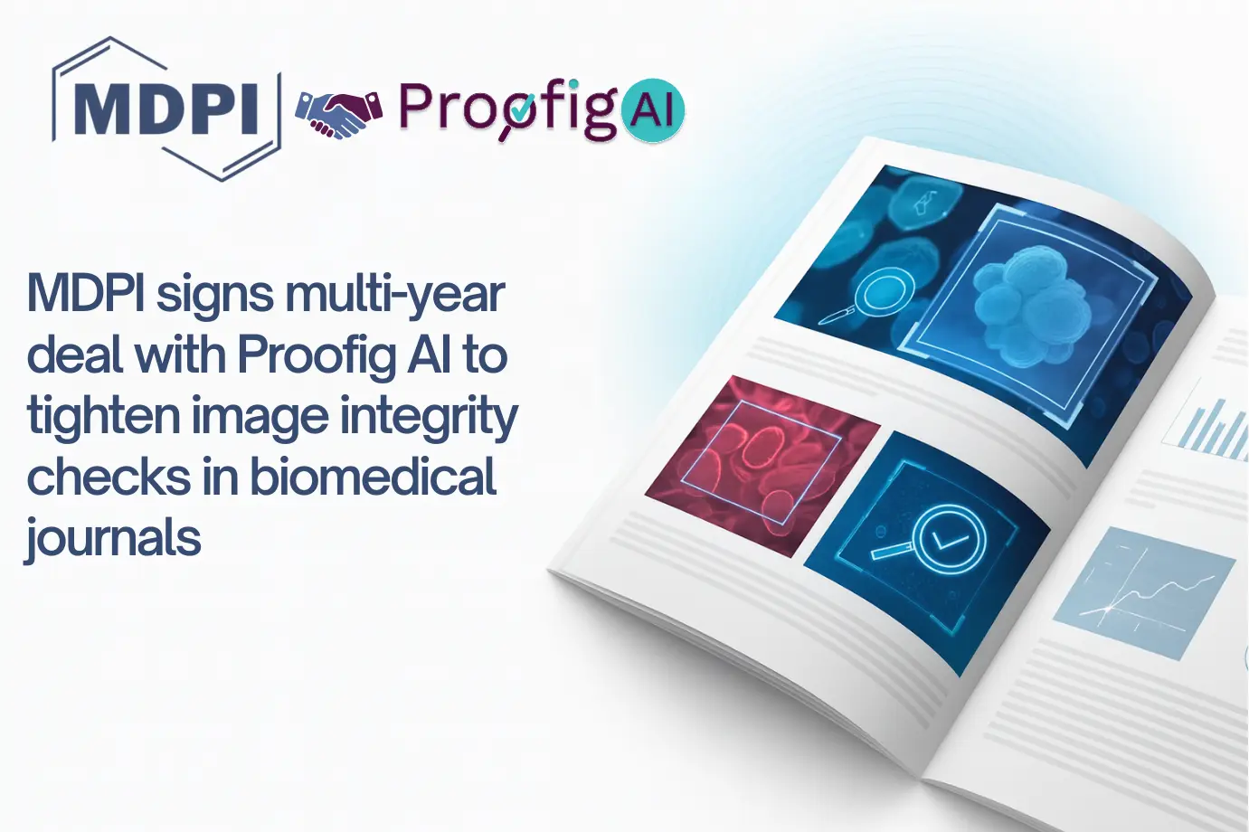 An image showing the partnership between Proofig AI and MDPI.