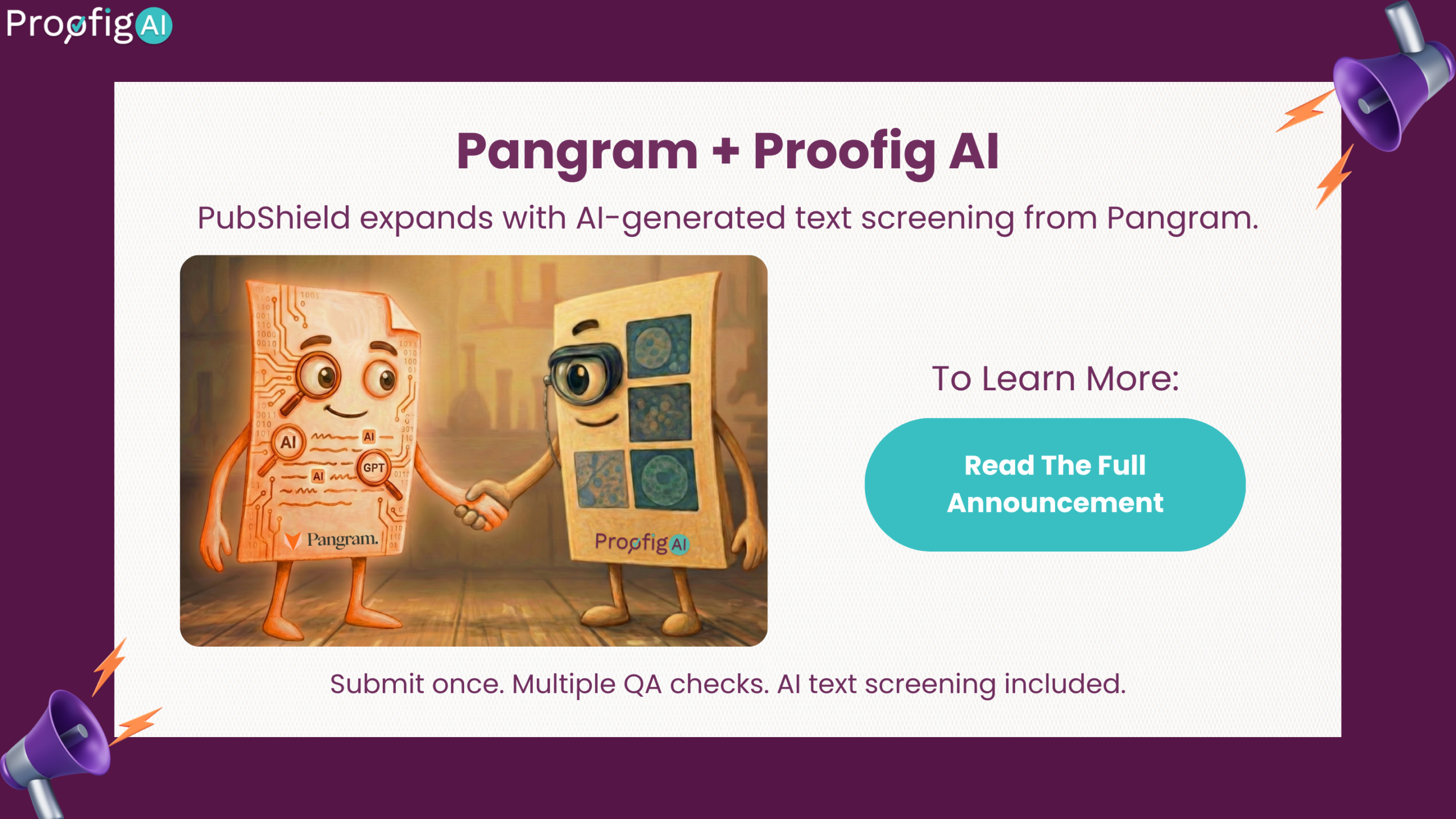 Pangram Joins Proofig AI's Pubshield Ecosystem