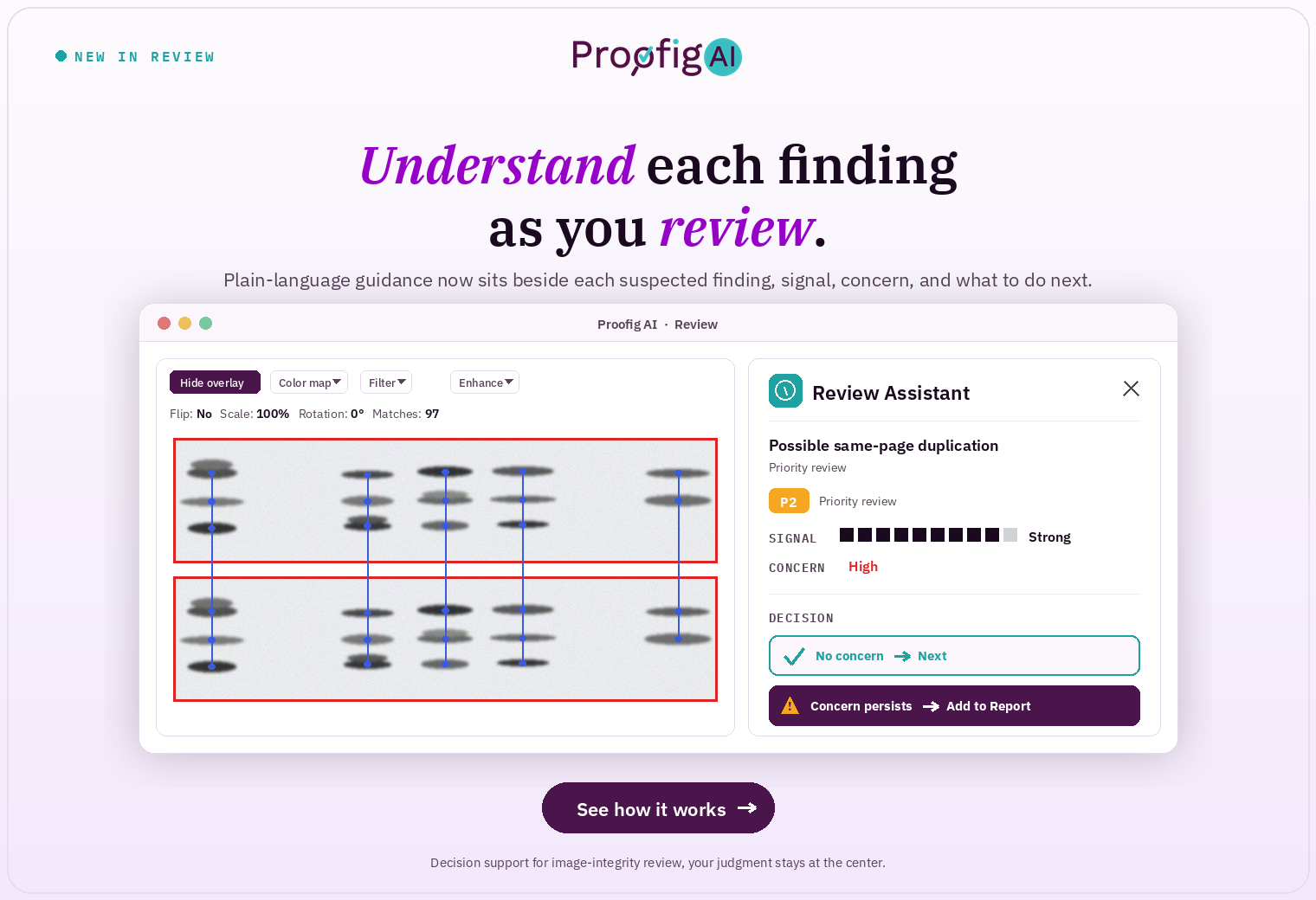 new release : From Detection to Decision: Proofig AI Introduces the Review Assistant