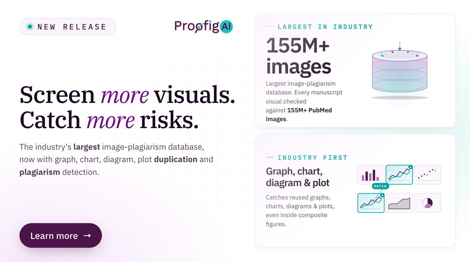 Proofig AI now have The industry's largest image-plagiarism database.