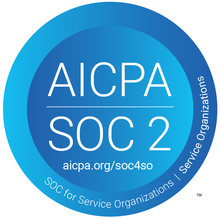 AICPA SOC 2 logo for service organizations